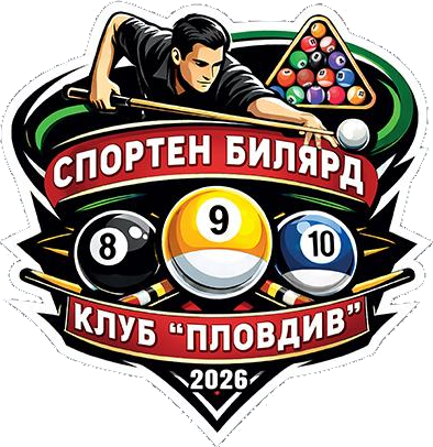 The crest of the Plovdiv Sports Billiard Club